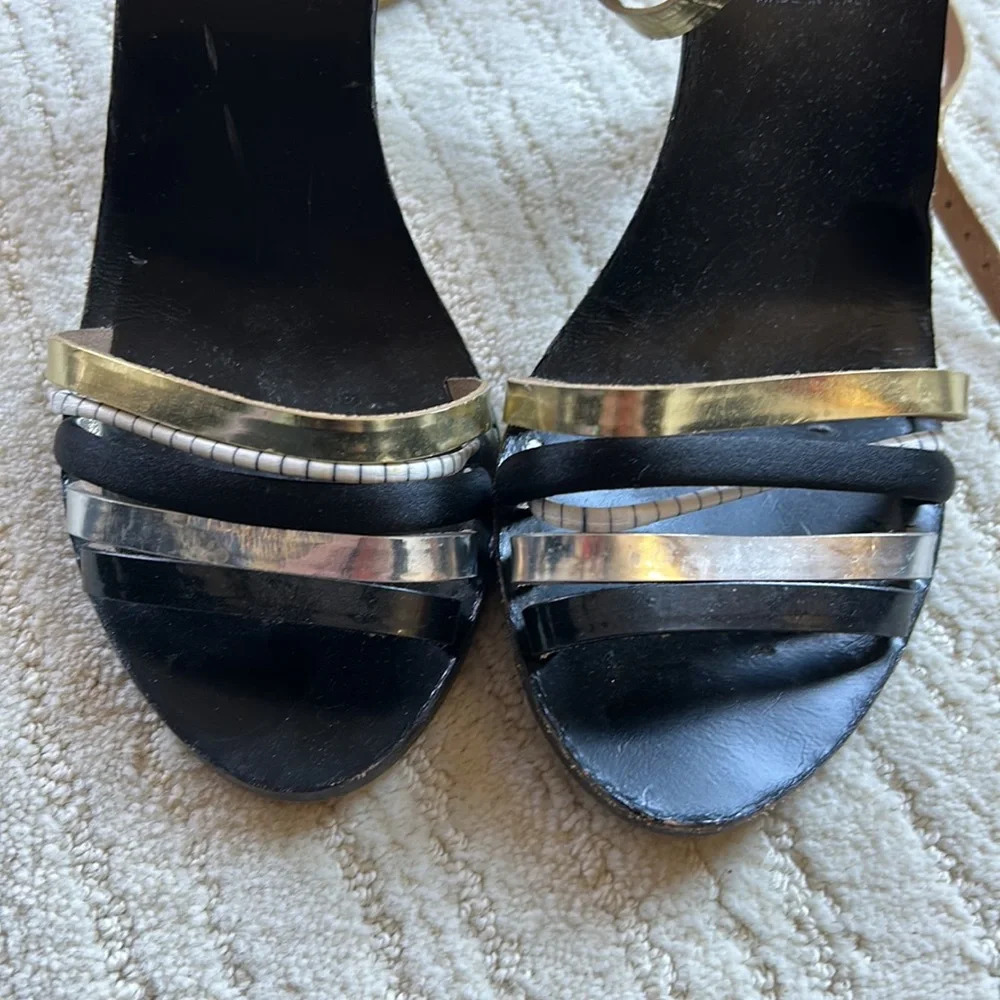Fendi Sandalo Vern Strappy Heels View 6